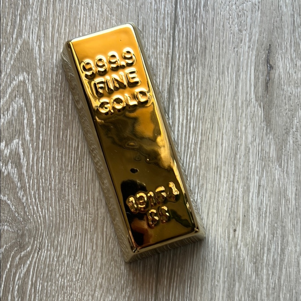 Gold Bar piggy bank